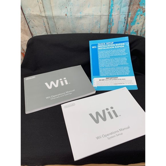 Nintendo Wii Owners Operations Manuals (3) - Picture 1 of 2